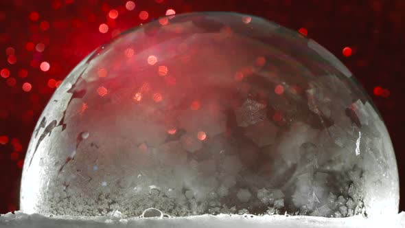 Christmas Snow Globe Snowflake