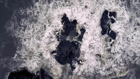 FULLHD Epic Storm on the Mengening Beach Aerial