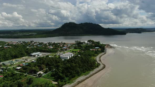 The Beaches at the most southern part of Borneo Island