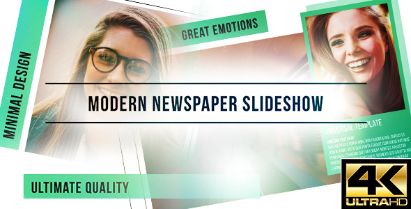 Modern Newspaper Slideshow