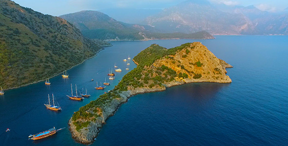 Island And Boats