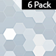 Hexagon White Background-6 Pack - VideoHive Item for Sale