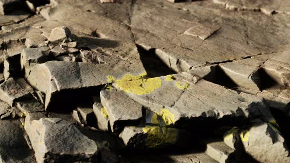 Close Up of Rocky Stones Formation