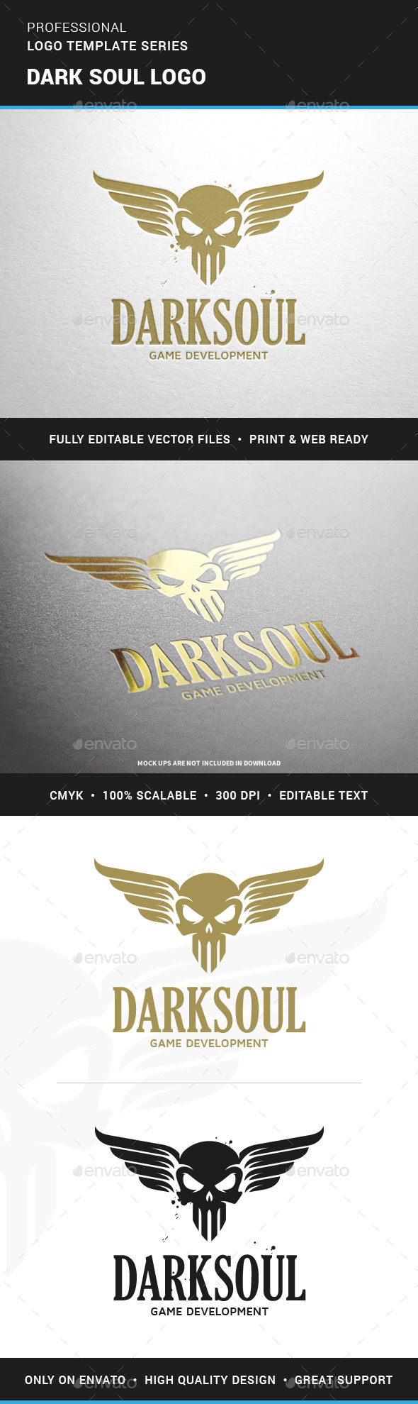 Dark Soul Logo Template