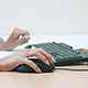 Woman in Office Use Computer Mouse - VideoHive Item for Sale