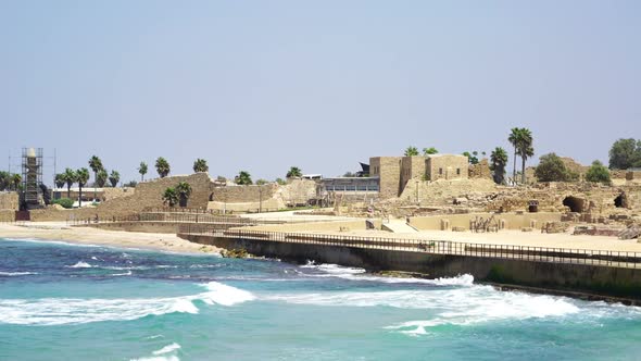 Roman Port Mediterranean Ruins