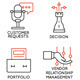 Icons Set of Business Management - part 1 - GraphicRiver Item for Sale