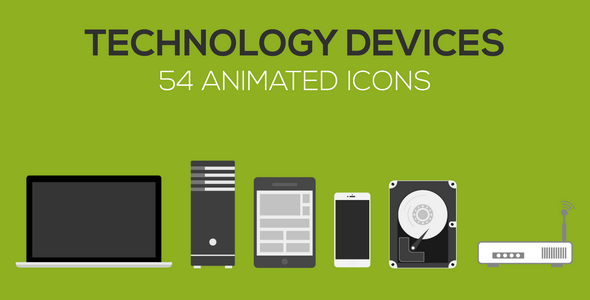 Technology Devices Animated icons