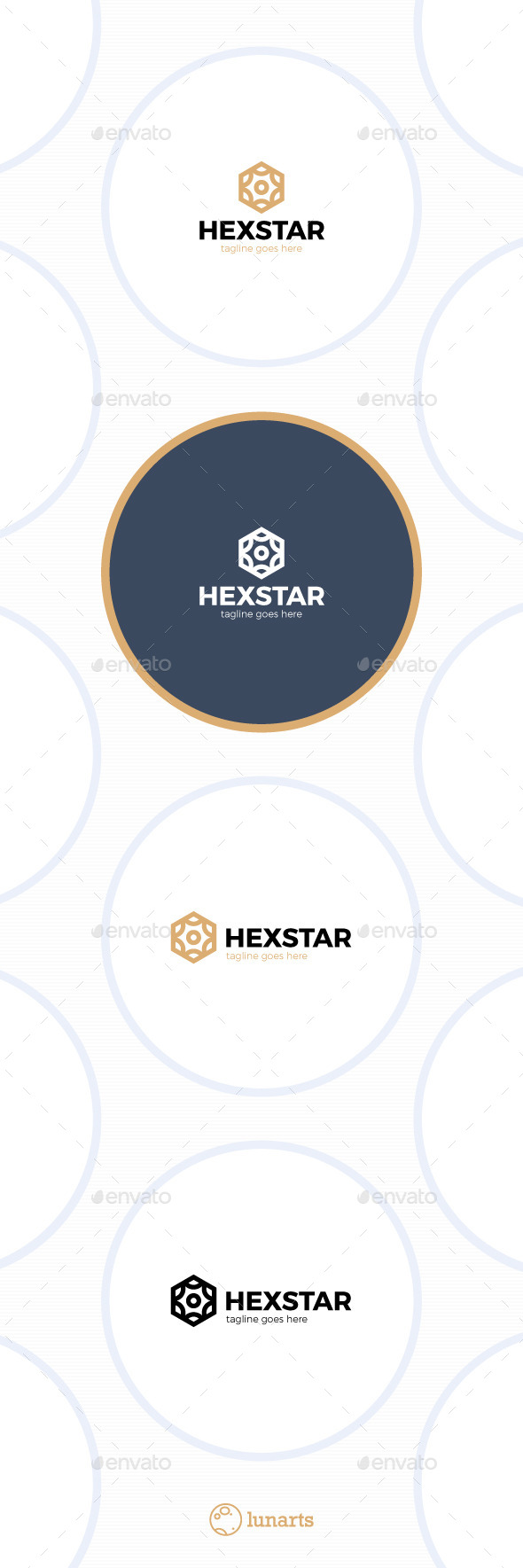 Gear Hex Star Logo