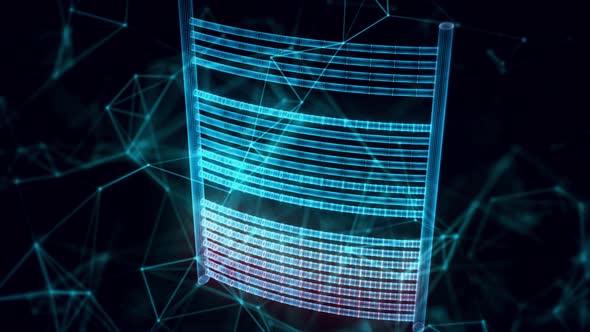 Ladder Heater Hologram Close Up 4k alt