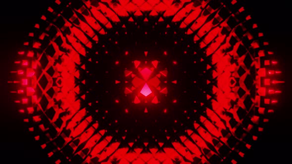 Red Background For Party Equalizer Wave Vj Loop 4K