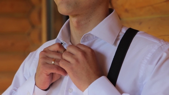 Man Shirt Buttons Wedding Ukraine