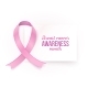 Breast Cancer Awareness Month White Card Template - GraphicRiver Item for Sale