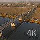 Modern Automobile Bridge Across the River - VideoHive Item for Sale