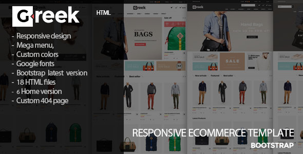 Greek - Fashion Store HTML Template