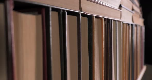 Many Books Organized in Shelves in a Big Bookstore