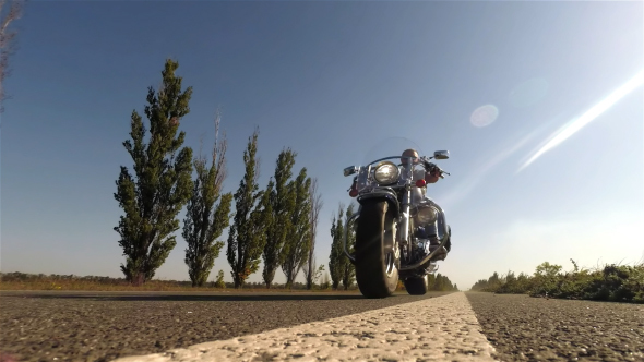 Motorcycle at High Speed