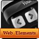 Web elements collection - in 5 colors - GraphicRiver Item for Sale