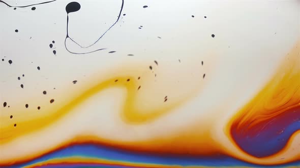 Surface of the Soap Film and the Movement of Rainbow Streaks Due To Diffraction