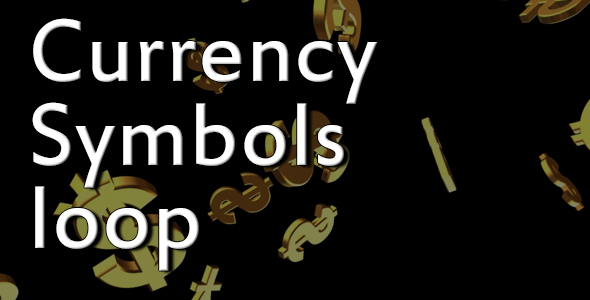 Currency Symbols Spinning