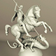 Saint George Sculpture - 3DOcean Item for Sale