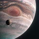 The Moon Ganymede Orbiting the Gas Giant Planet of Jupiter - VideoHive Item for Sale