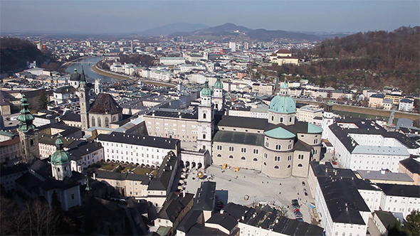 Panoramic View Of Salzburg