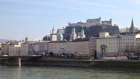 Hohensalzburg Fortress. Salzburg, Austria