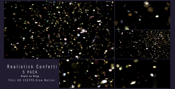 Confetti Realistic 5 Pack alt