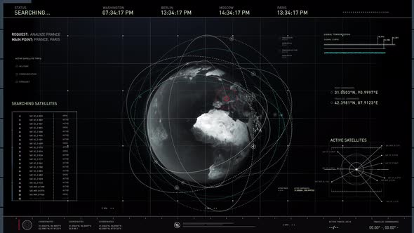 Secret software searching active satellites, receiving images from France alt