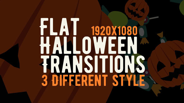 Flat Halloween Transitions