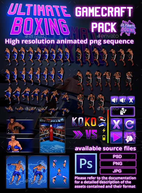 Ultimate Boxing Game Assets