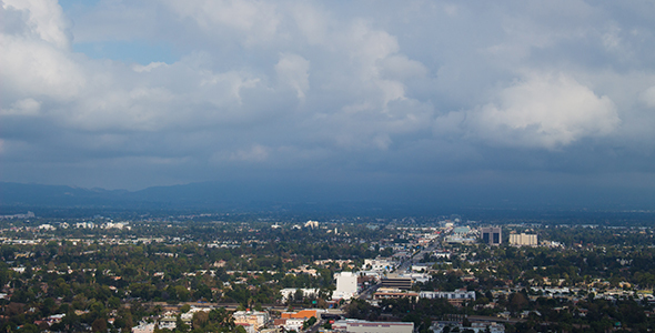 Immense Flowing Clouds over San Fernando Valley
