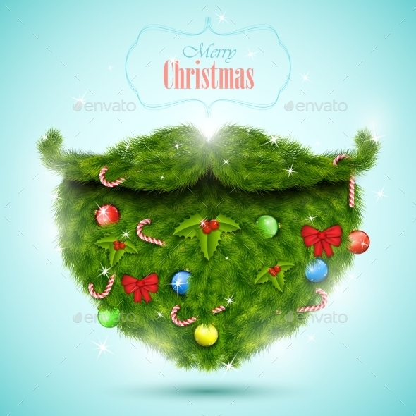 Christmas Greeting Card Vector Illustration