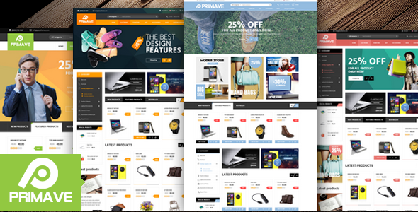 Primave - Electronics Fashion Store HTML Template