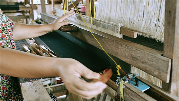 Traditional Hand Made Cotton Weaving 03