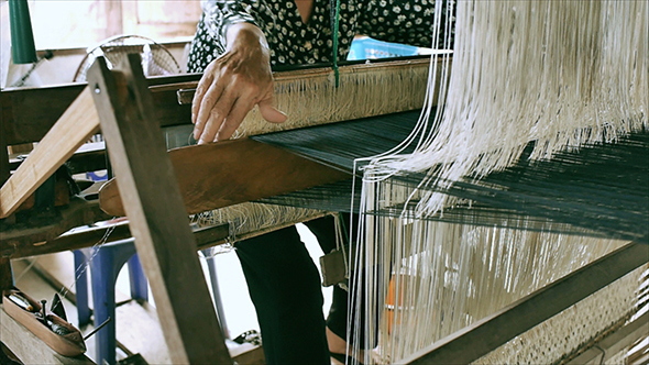 Traditional Hand Made Cotton Weaving 02