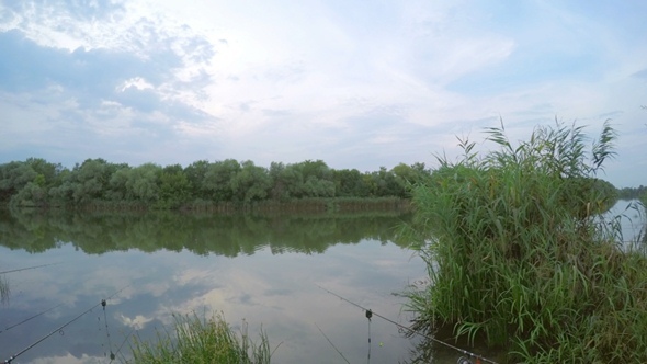 Fishing on the River.