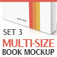 Multi-size Book Mockup - Set 3 - GraphicRiver Item for Sale