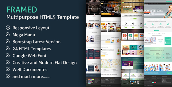 Framed – Responsive Multi-purpose HTML5 Template