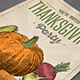 Rustic Thanksgiving Party Flyer - GraphicRiver Item for Sale