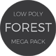 Low Poly Forest Mega Pack - 3DOcean Item for Sale