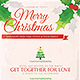 Christmas Celebration Greetings Flyer Template - GraphicRiver Item for Sale
