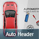 Automotive Hero Image and Header Mockup - GraphicRiver Item for Sale