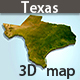 Texas 3D map - GraphicRiver Item for Sale
