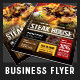 Steak House BBQ Restaurant Flyer - GraphicRiver Item for Sale