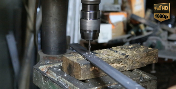 Industrial Drilling of Metal