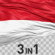 Indonesia And Monaco Flag Pack - VideoHive Item for Sale