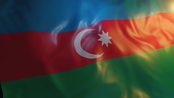 Azerbaijan Flag