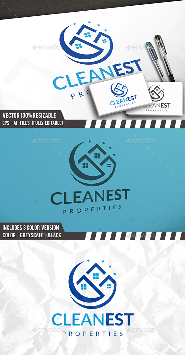 Clean Real Estate Logo